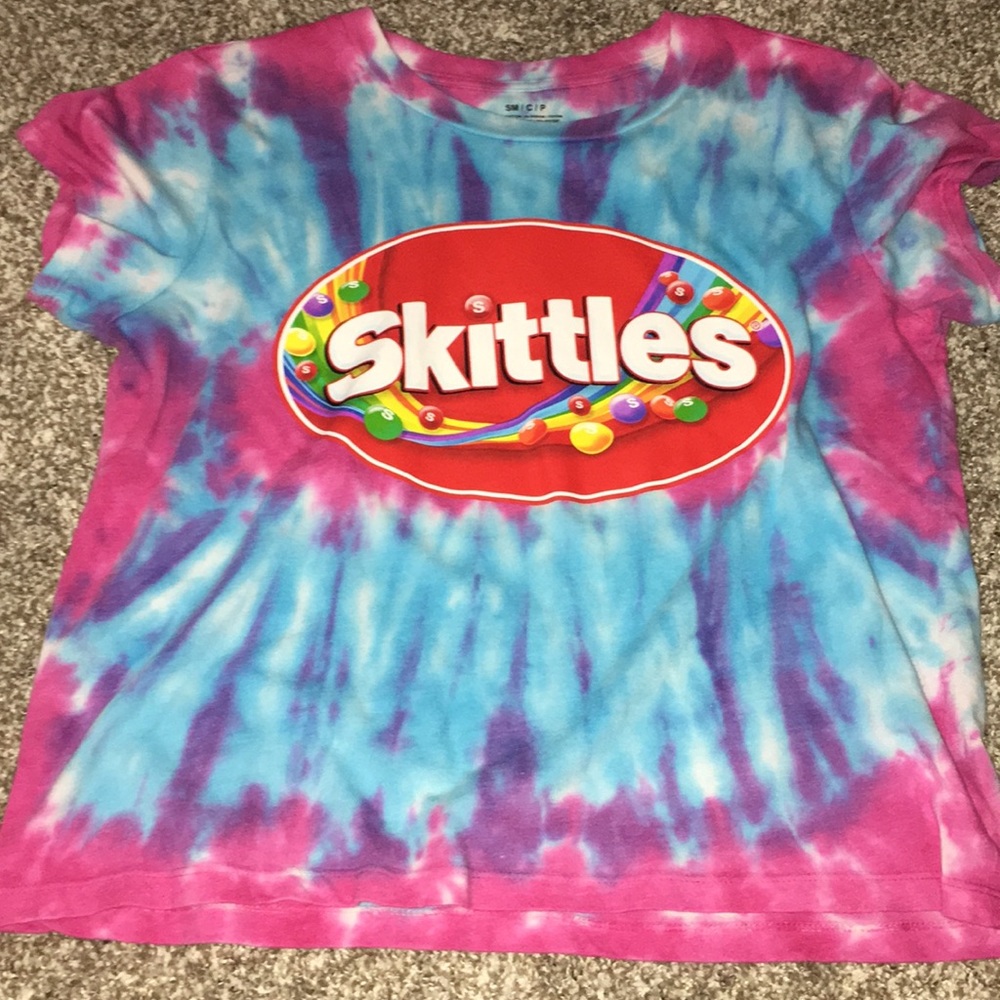 Skittles crop top